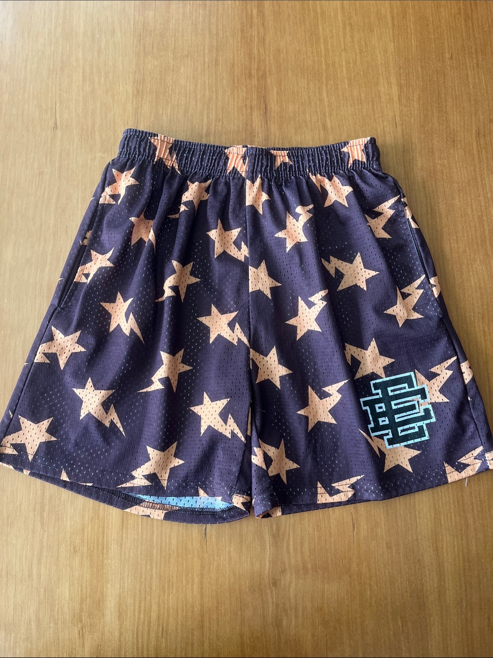 Eric Emanuel Youth Mesh Shorts with Star Print